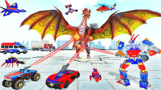 Flying Dragon Robot War