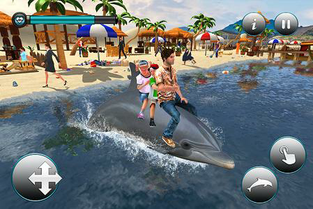 Dolphin Transport Beach game