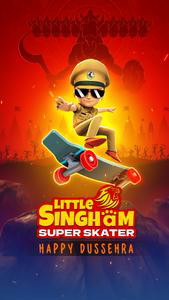 Little Singham Super Skater