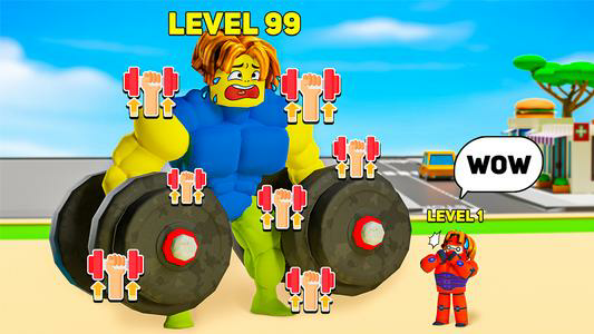 Lifting Hero 3D: Idle Muscle