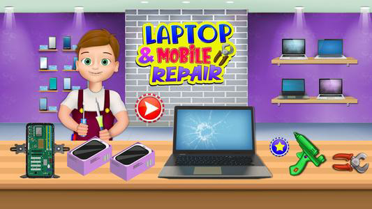 Mobile Phone Repair Shop Game