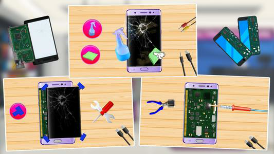 Mobile Phone Repair Shop Game