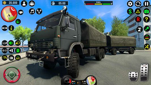 Army Cargo Truck Driving Game