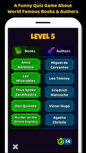 Books And Authors Quiz Game