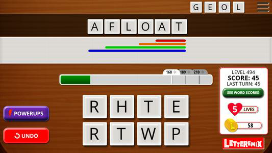 Letteremix, the Word Game