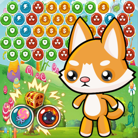 Bubble Shooter Cat