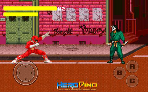 Hero Dino Ninja Ranger Retro