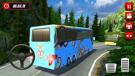 Hill Station Bus Driving Game