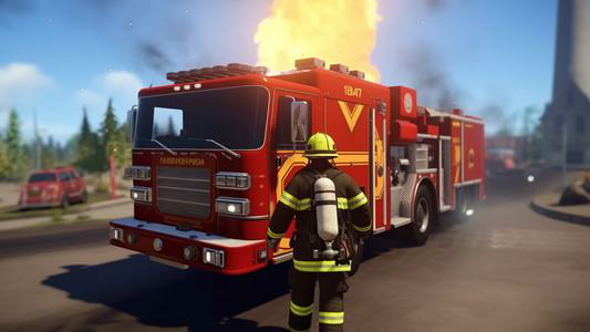 Firefighter Fire Truck Game 3D