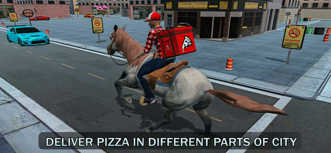 Mounted Horse Rider Pizza