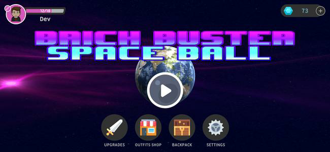 Brick Buster Space Ball