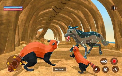 Reccoon Game Wildlife Animals