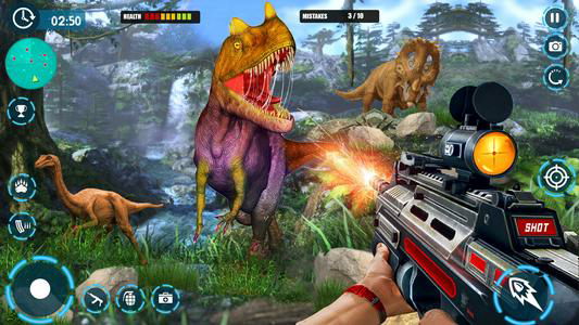 Dinosaur game: Dinosaur Hunter