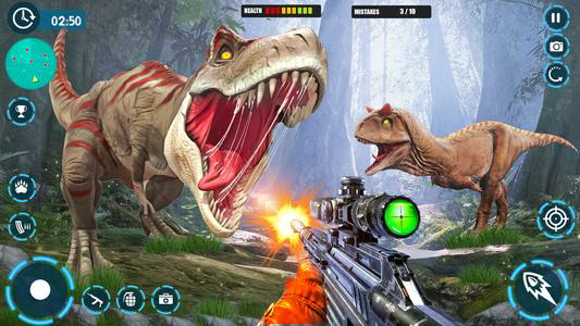 Dinosaur game: Dinosaur Hunter