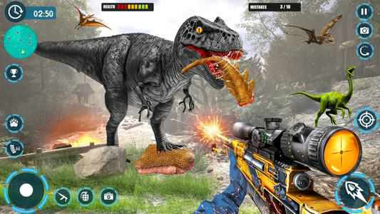 Dinosaur game: Dinosaur Hunter