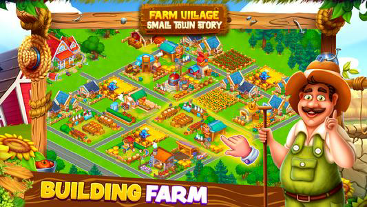 Happy Farm Town Small Village