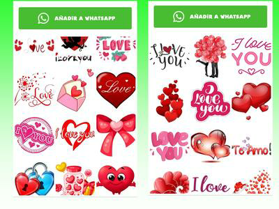 Stickers para whatsap de amor