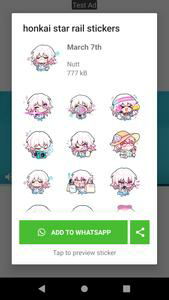 honkai star rail stickers