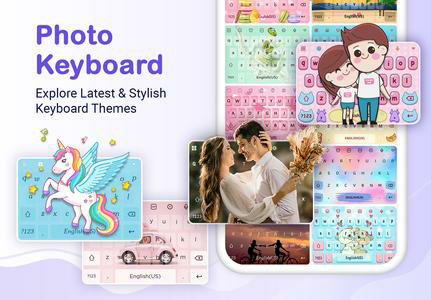 My Photo Keyboard themes, Font