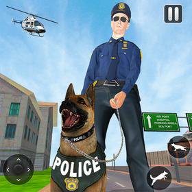 Police Dog Sim 3D Cop Chase