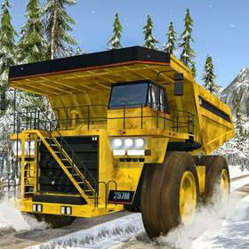 Snow Dump Truck Driving Game