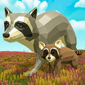 Reccoon Game Wildlife Animals