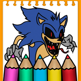 Scary Hedgehog coloring book