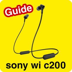 sony wi c200 guide