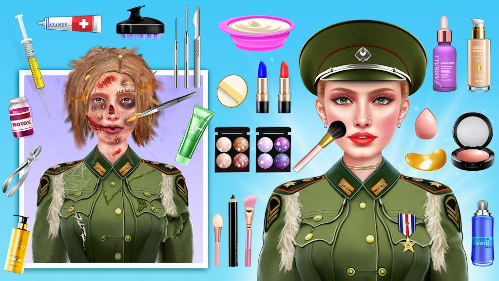 Download Army Makeover: Spa ASMR Games  APK