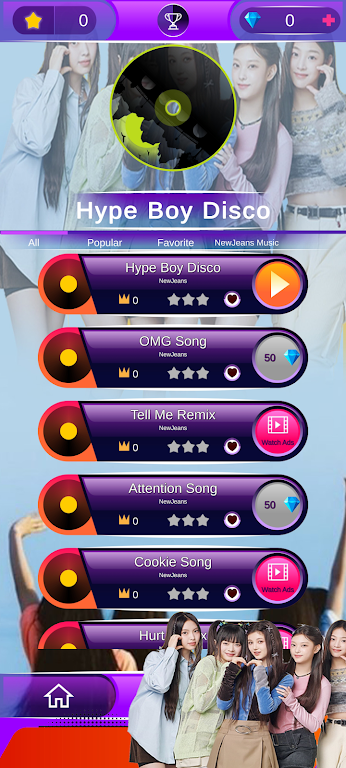 Download NewJeans Kpop Tiles Hop  APK