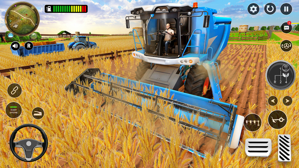 Download Real Tractor Farming Game 2023  APK