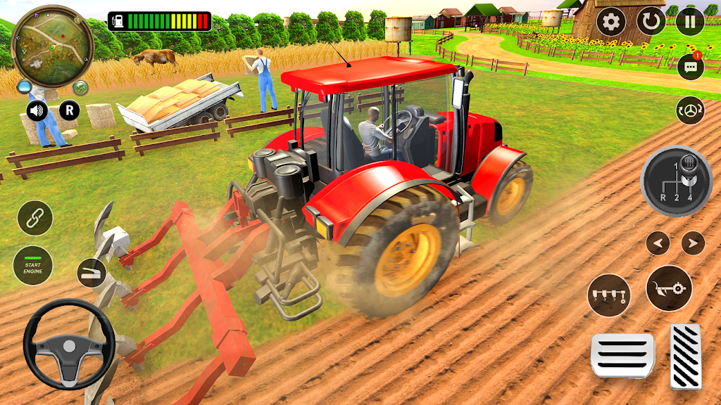 Download Real Tractor Farming Game 2023  APK