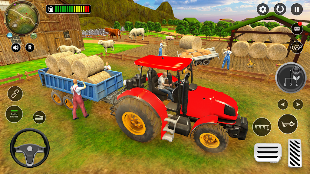 Download Real Tractor Farming Game 2023  APK