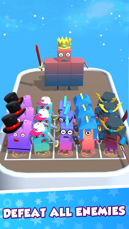 Download Number Cube Merge: Run n Fight  APK