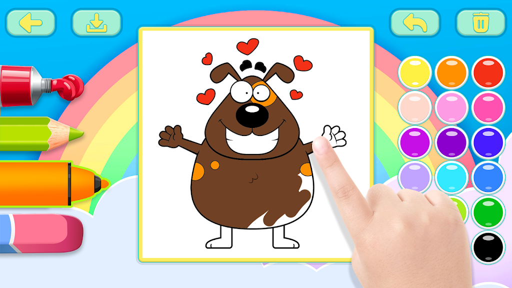 Download Coloring book Kids Art game  APK