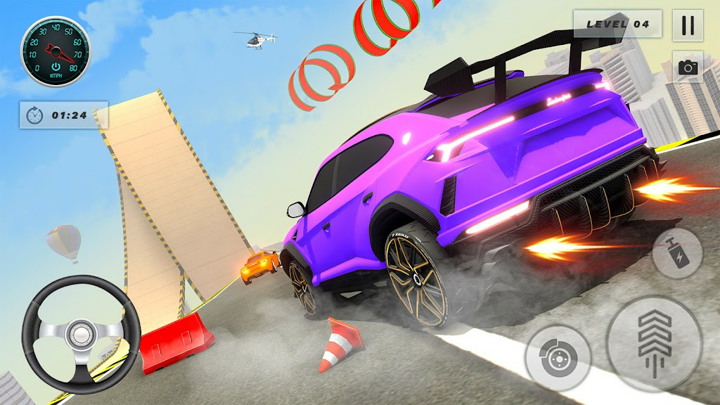 Download Crazy Car Game: Car Stunt Race  APK