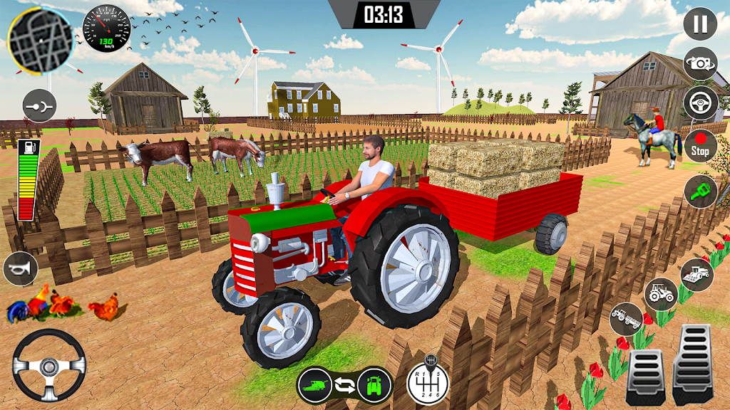 Download US tractor driving games 3d  APK