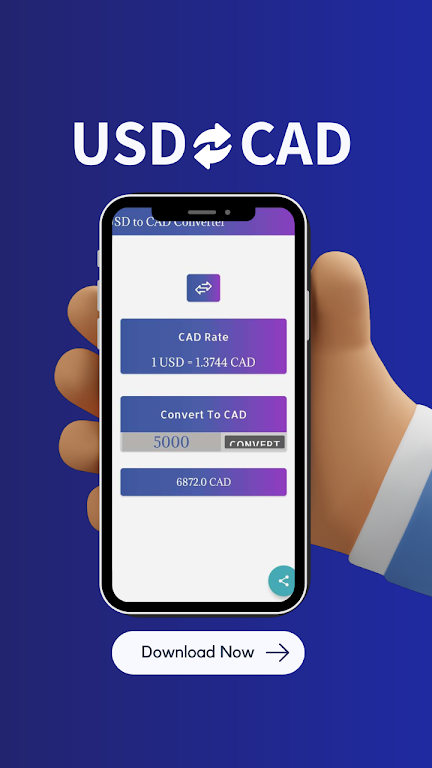 Download USD to CAD Converter  APK