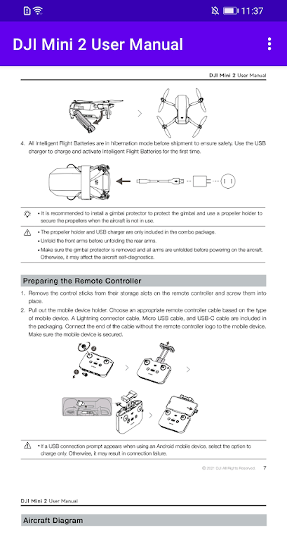 Download DJI Mini 2 User Manual  APK