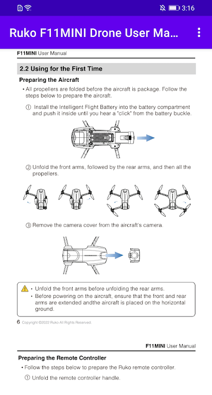 Download Ruko F11MINI Drone User Manual  APK