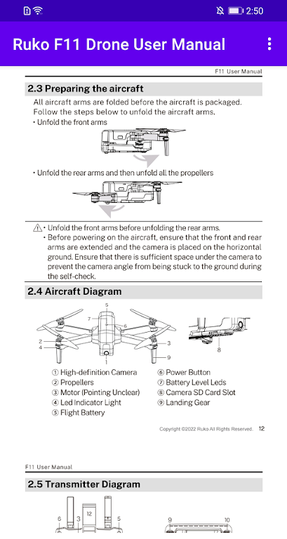 Download Ruko F11 Drone User Manual  APK