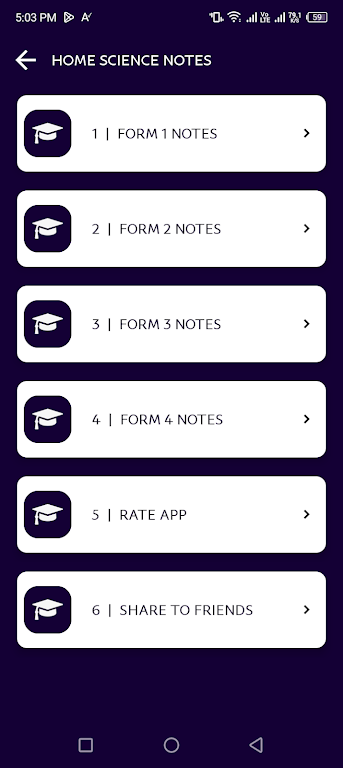 Download Home Science Notes F1 - F4  APK