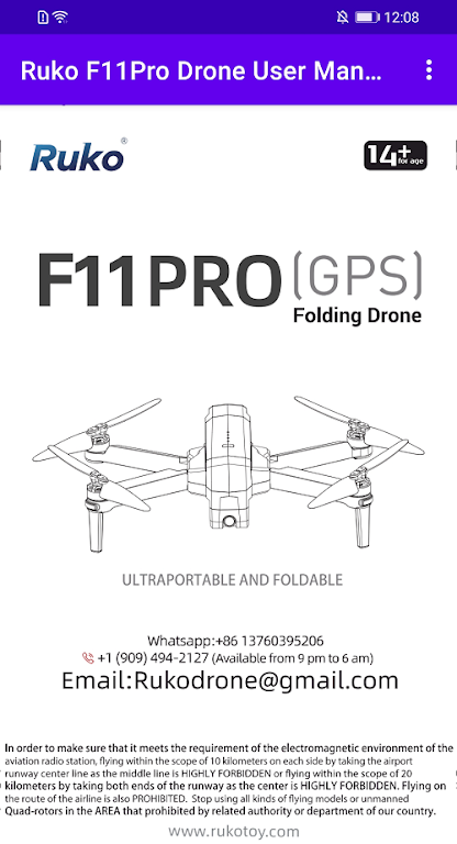 Download Ruko F11Pro Drone User Manual  APK