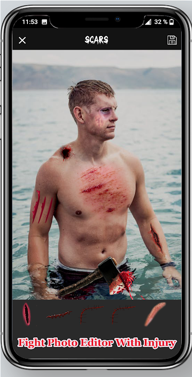 Download Fight Photo Editor With Injury  APK