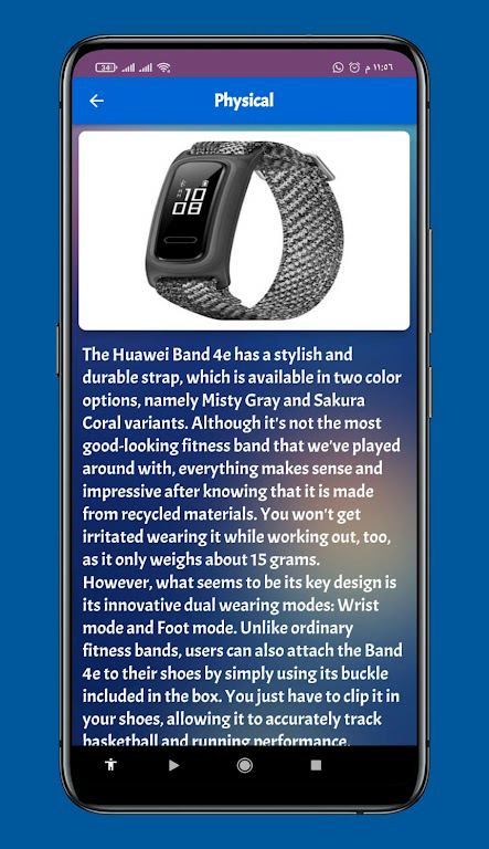 Download Huawei Band 4e Guide  APK