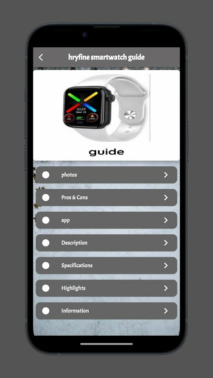 Download hryfine smartwatch guide  APK