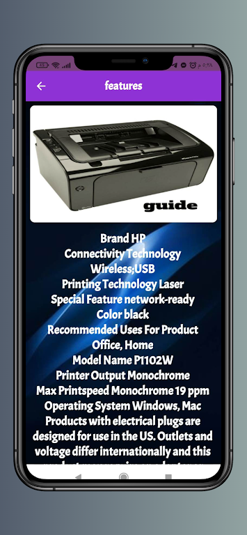 Download HP LaserJet P1102w Guide  APK