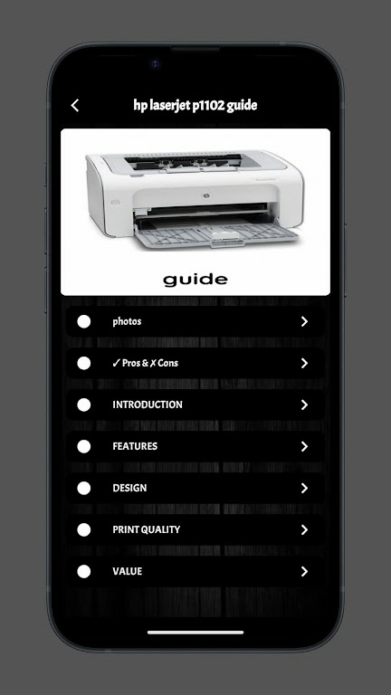 Download hp laserjet p1102 guide  APK