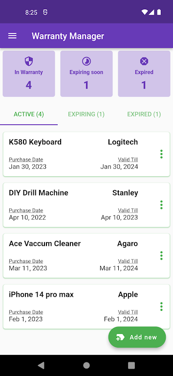 Download Warranty Manager Cloud  APK