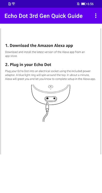 Download Echo Dot 3rd Gen Quick Guide  APK